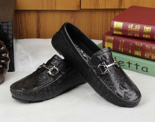 Salvatore Ferragamo Business Casual Men Shoes--098